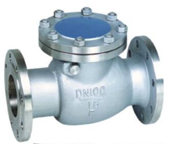 H44W不銹鋼法蘭止回閥